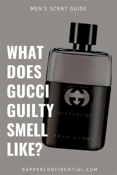 what does gucci guilty smell like